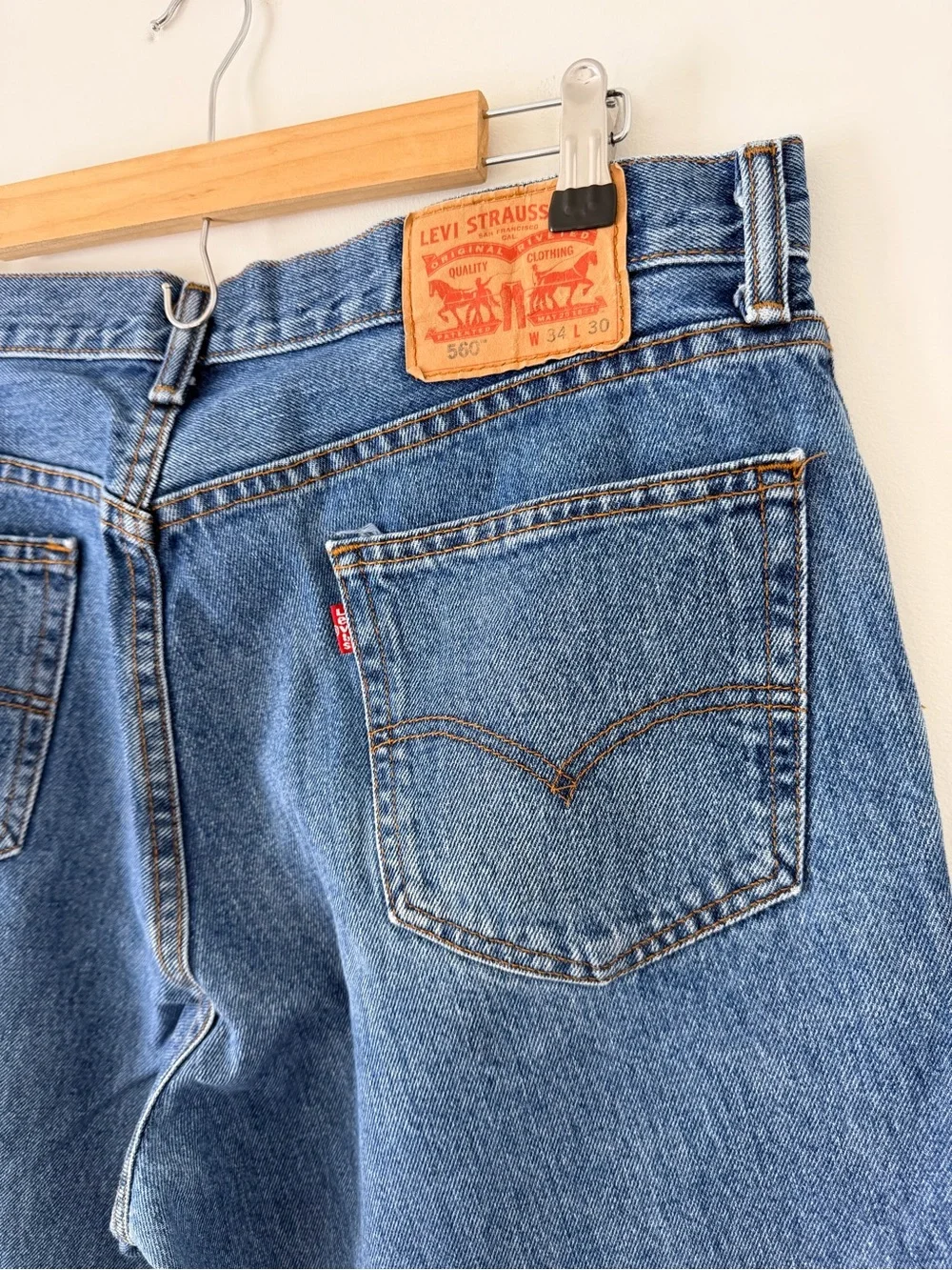 Levi’s 560 Loose Taper Straight Leg Blue Jeans